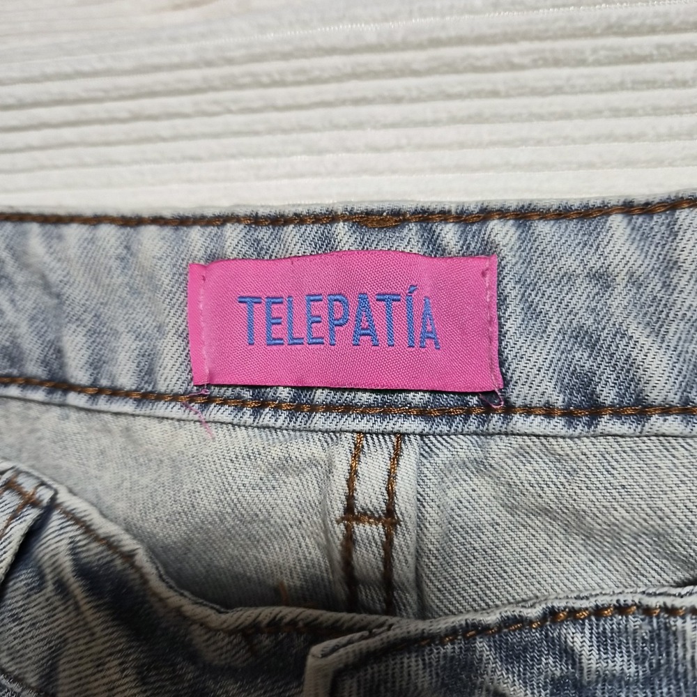 Telepatia Wide Leg Bootcut Heart Design‎ Size 9/29 - Picture 8 of 11
